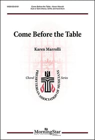 Come Before the Table Instrumental Parts choral sheet music cover
